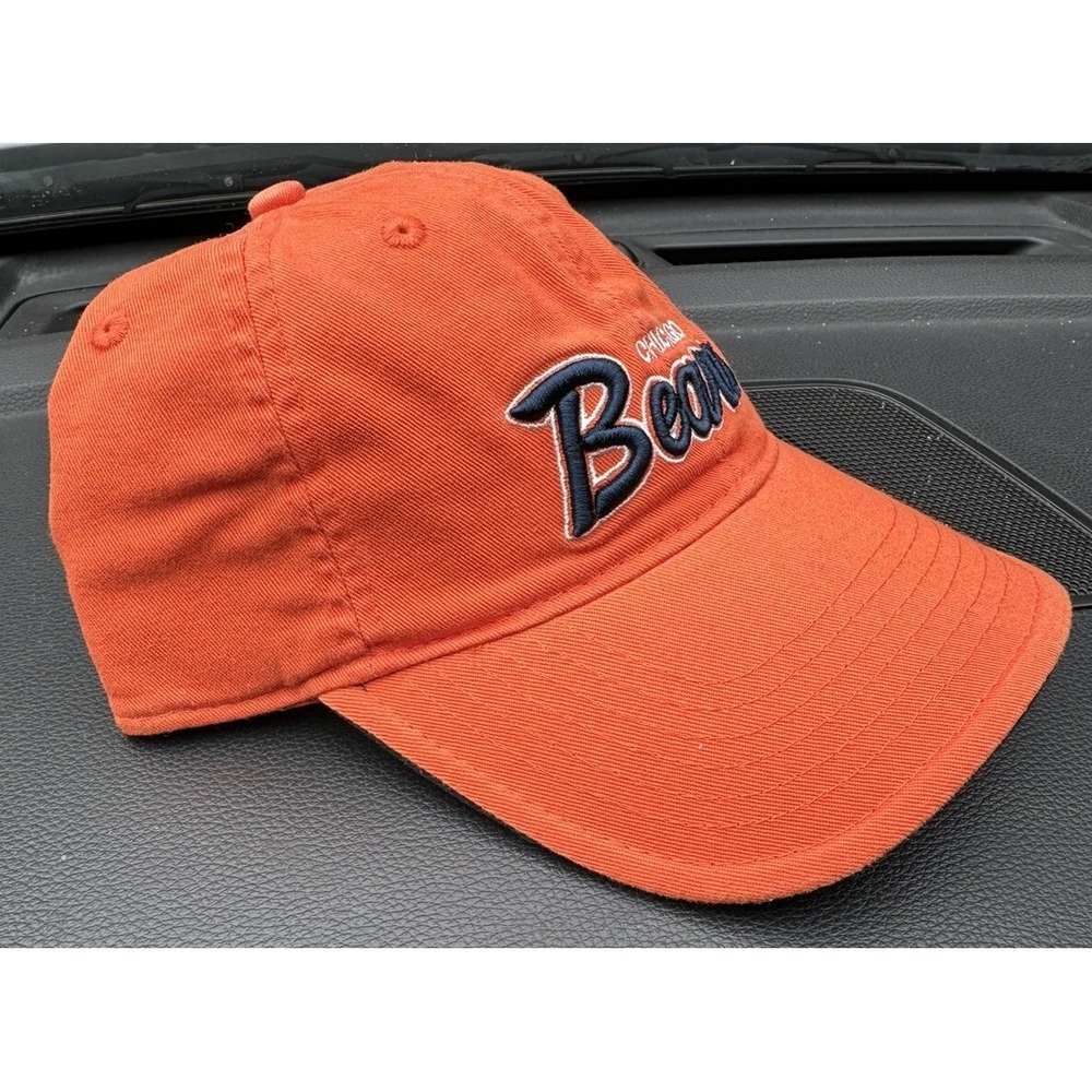 NFL Distressed Script Chicago Bears Adjustable Cap/Hat - Picture 2 of 7